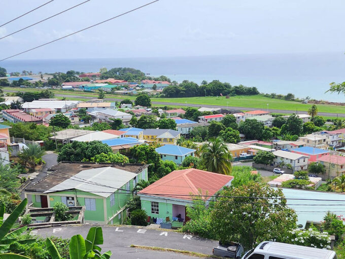 View from the Canefield property